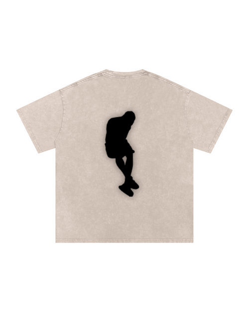 "nonchalant" Tee - Cream